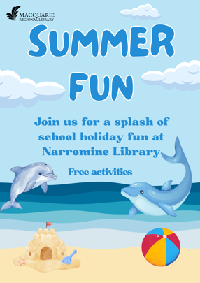 School Holidays at Narromine Library - Beach Baby